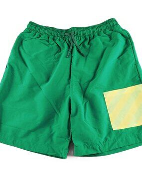 The Sunday Collective Swim Trunks Board Shorts Boys Size 10Y Green UPF40